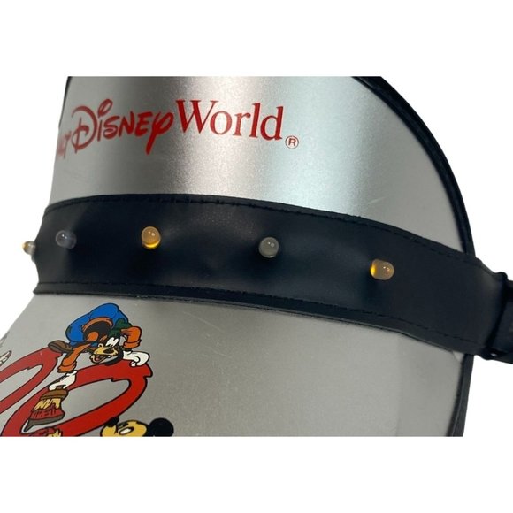 Vintage Walt DISNEY World 100 Years of Magic Visor Collectors Light Up Party Hat - Picture 9 of 12